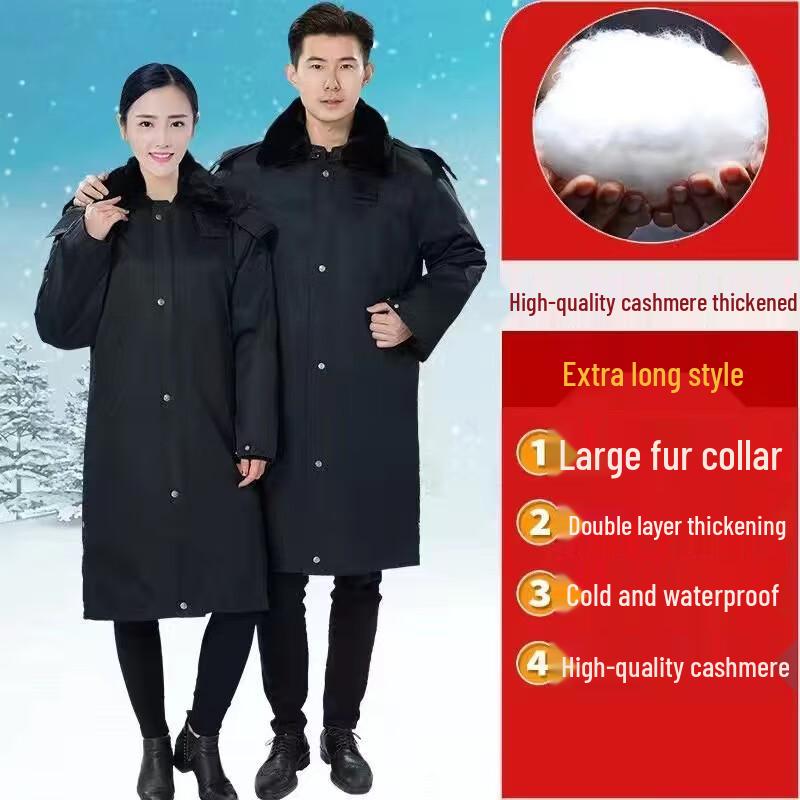 Miling Multi-functional Long Cotton Work Jacket