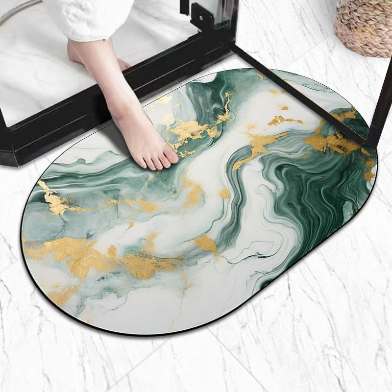 Diatom Mud Bath Absorbent Mat Household Simple Toilet Toilet Door Cushion Absorbent Non-slip Quick Drying Mat
