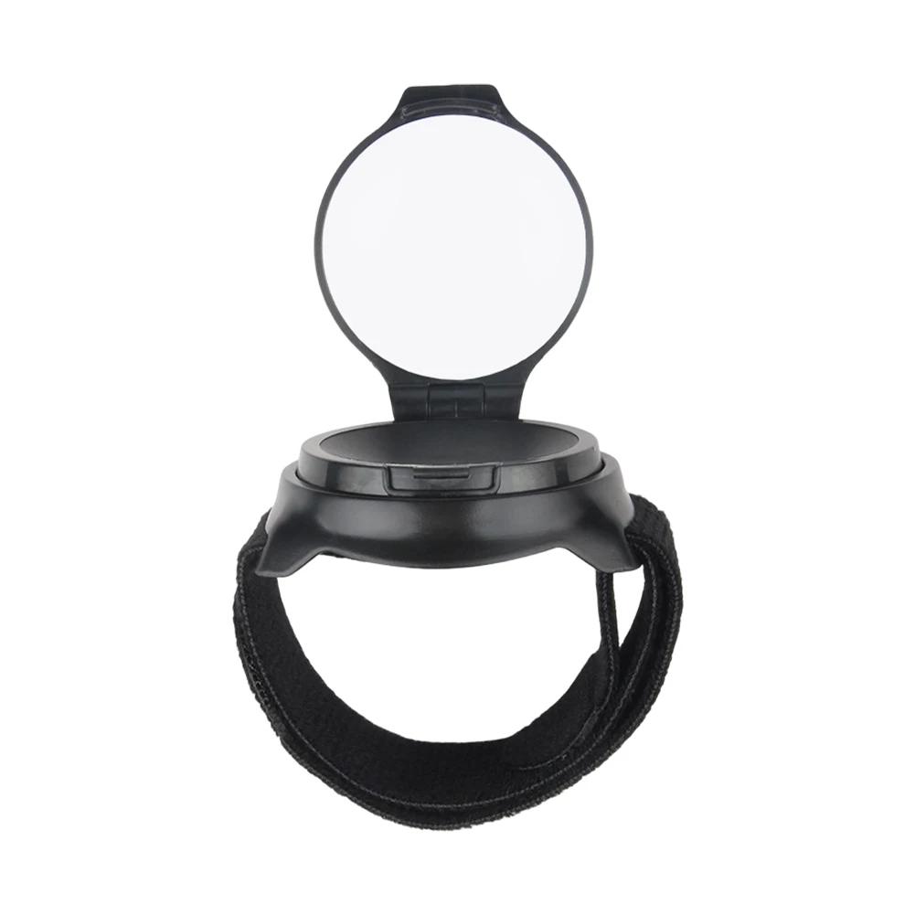 1Pc Bike Mirror Rearview Mirror Wristband 360 Degree Adjustable Rear View Mirror Arm Wear Collapsible Handlebar Safety