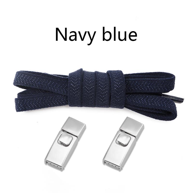 1 Paar Druckverschluss Schnürsenkel ohne Binden Elastische Schnürsenkel Sneaker Erwachsene Kinder 8MM Flach Tennis Keine Schnürsenkel zum Binden für Schuhe Zubehör