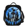 Cartoon Horror Creepypasta Siren Head Insulated Lunch Bag for Women Children Leakproof Food Boxes Thermal Lunch Box Tote