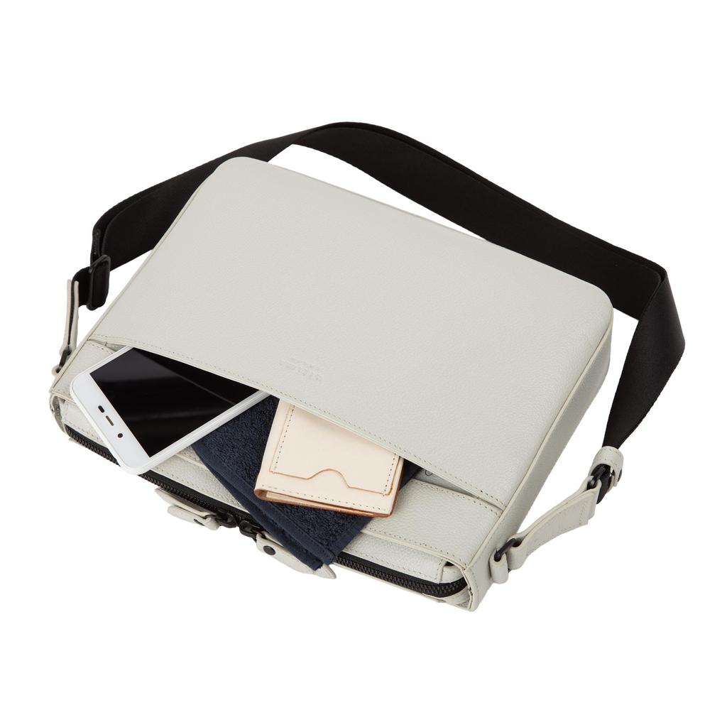 Ace Leather Cowhide Shoulder Bag, Simple Recent, No. 17972