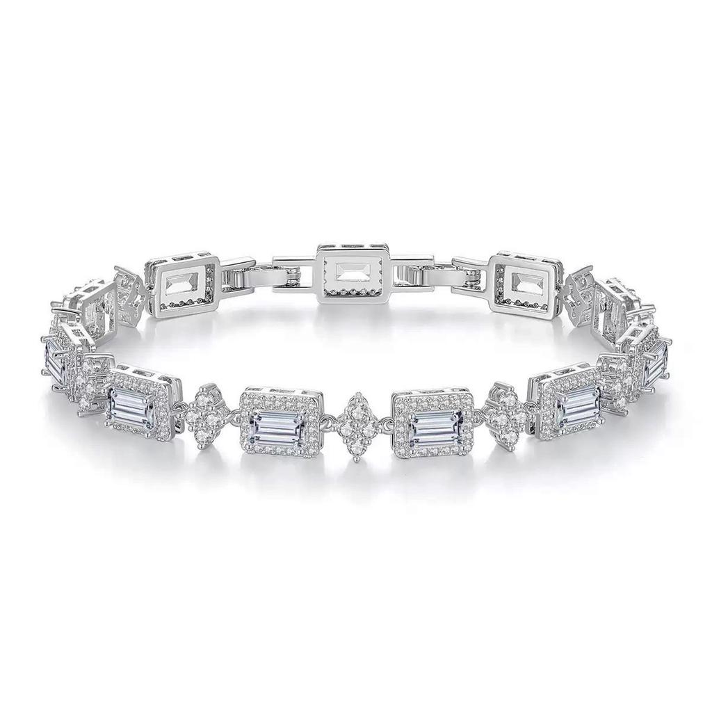 Adjustable Bracelet Design Cross Star Light Cold Wind Super Flash Zircon Jewelry