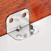 10pcs Angle Iron Board Table Chair Cabinet Wardrobe Fixed Connector 90-degree Angle Plate Bracket Shelf Brackets Accessories