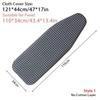1Pcs With Elastic Edge Ironing Board Cover Stain Resistant Thick Cotton Padding Iron Heat Shield Universal Cloth Cover