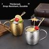 520ml Drinking Cup Retro Beer Mug Wine Cup Stainless Steel Cup  Bar