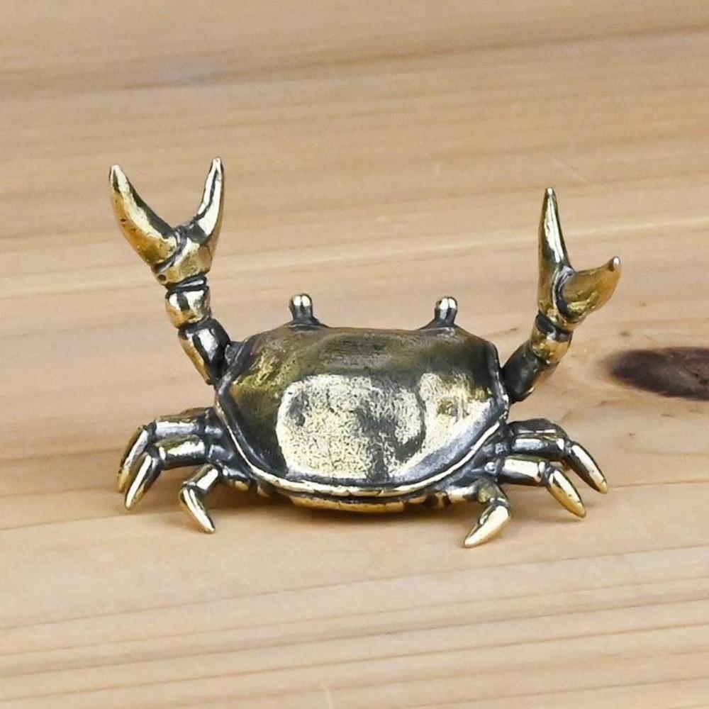 1PC Creative Animal Design Single Pen Holder Plastic Weightlifting Crab Pen Holder for Office Penholder Bracket Storage Pencil Rack
