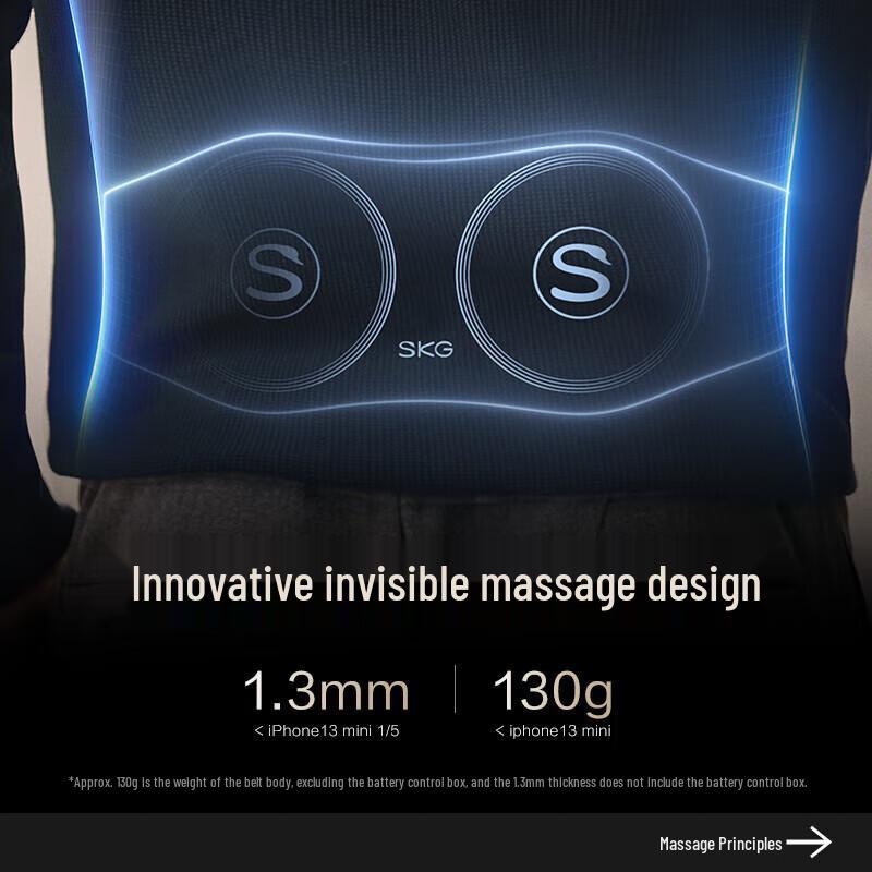 SKG W7 Wireless Dual-Pulse Waist Massager