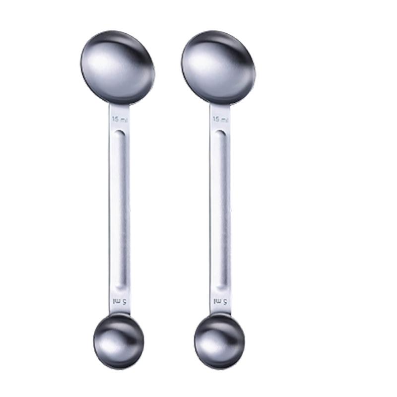 

Double Ended Teaspoon Duals Ended Coffee Measuring Spoon 5ml And 15ml For Precise Brewing And Cooking 1