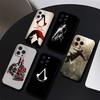 A-Assassins Game C-Creed Custodia per Telefono Custodia per Telefono Per Iphone 17 16 15 11 13 14 Pro Max X Xr Xs Max 12mini Cover Nera