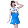 A&Tcollection Cheerleader Uniform Cosplay Costume for Women (Blue, M)