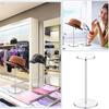 New 30/35/40cm Cap Display Stand Acrylic Transparent Wig Display Rack Hat Riser Bracket for Watch Display Hat Jewelry Shop