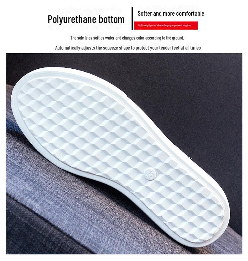 2024 Women's Genuine Leather Low-Top Autumn Sandals - Breathable, Thick-Soled, White Platform Shoes with Inner Height Boost.