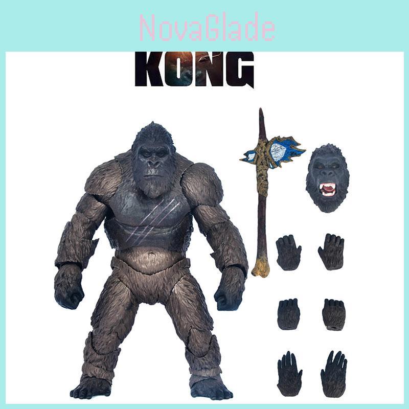 Godzilla Vs Kong King Kong Toy Model Figure Highly Posable Pvc Material 14cm Height