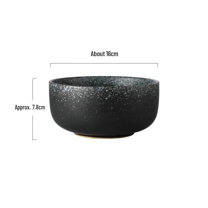 

Japanese Style Glazed Ceramic Noodle Bowl