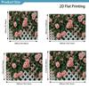 1Pcs Sunshade Pink Roses Trellis Decoration Background Winter Backdrop Decorations For Photo Studio Photo Booth Christams Party