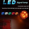 1PC NEW Truck Flashing Lights 12V 24V LED Trailer Side Marker Lights Tractor Strobe Light White Amber Red Blue Green Van Bus RV