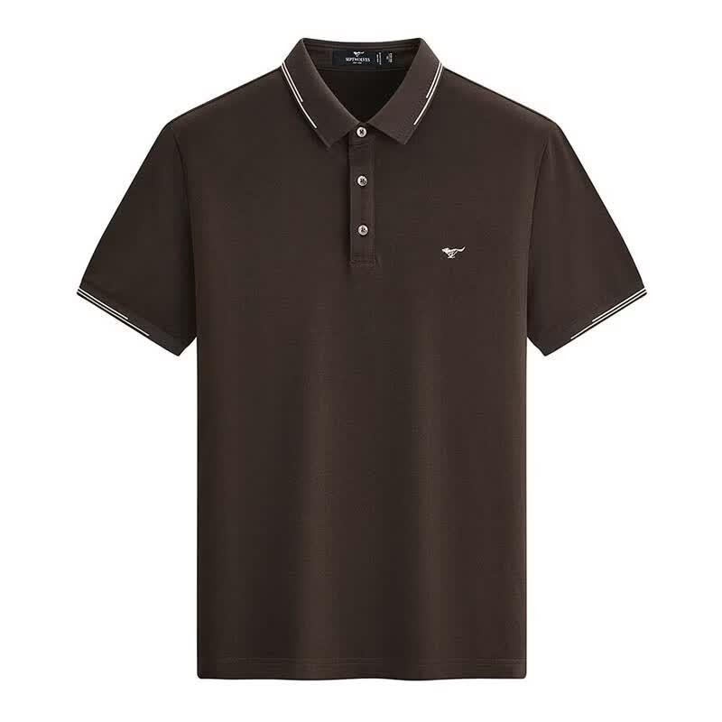 SEPTWOLVES Men's Summer Soft Breathable Short Sleeve Polo Shirt