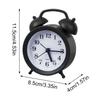 Mini Mechanical Alarm Clock Silent Retro Table Decor Battery Operated Small Alarm Clock Deck AccessoriesFor Living Room Dorm