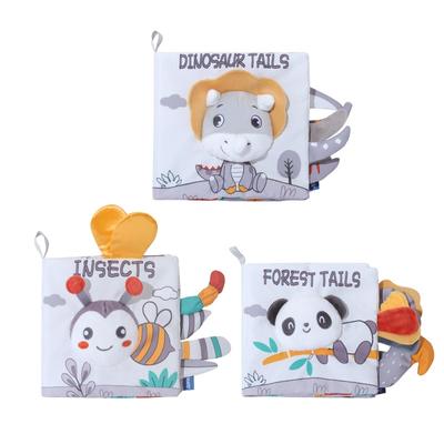 Weiche Baby Bücher 3D Touch Fühlen Hohe Kontrast Stoff Buch Montessori Sinnes Frühen Lernen Kinderwagen Spielzeug für Kleinkinder Geschenke