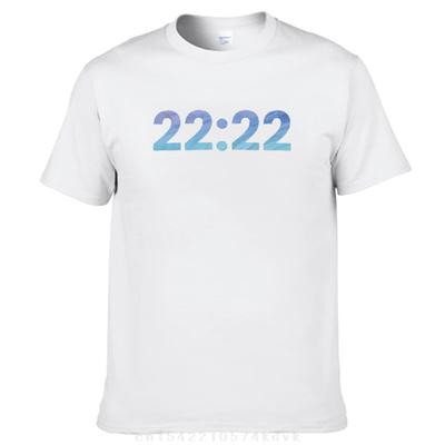 New 22:22 Angel Number T-Shirt Heavyweight T Shirts Funny T Shirts T Shirt Man Mens Graphic T-shirts Anime