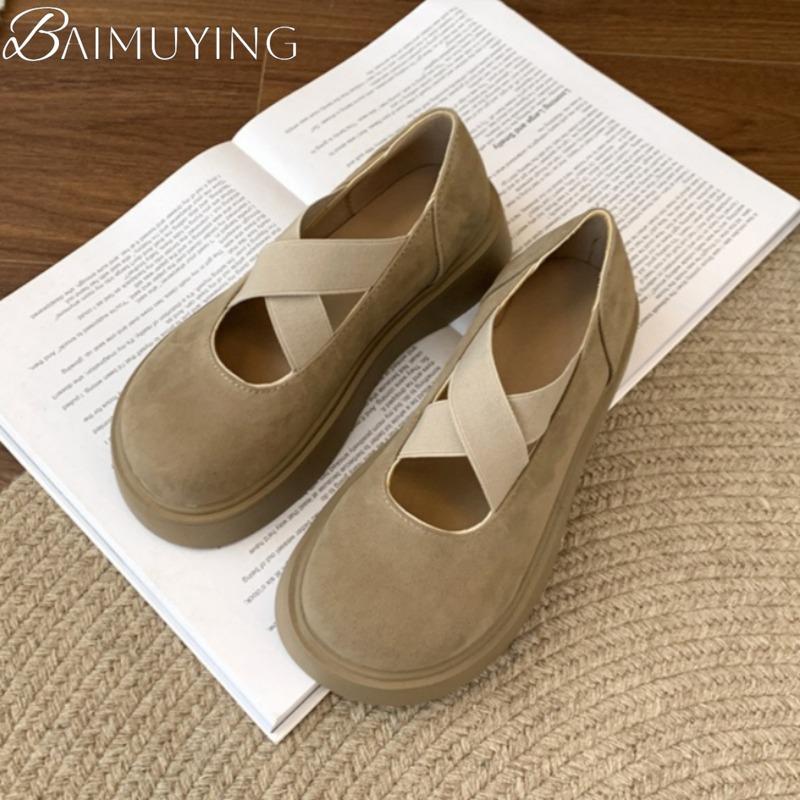 Fashion Platform Women Flat Sandals Casual Marie Janes Shoes Woman 2025 Trend Elegant Dress Comfort Loafers Summer Zapatillas De Mujer