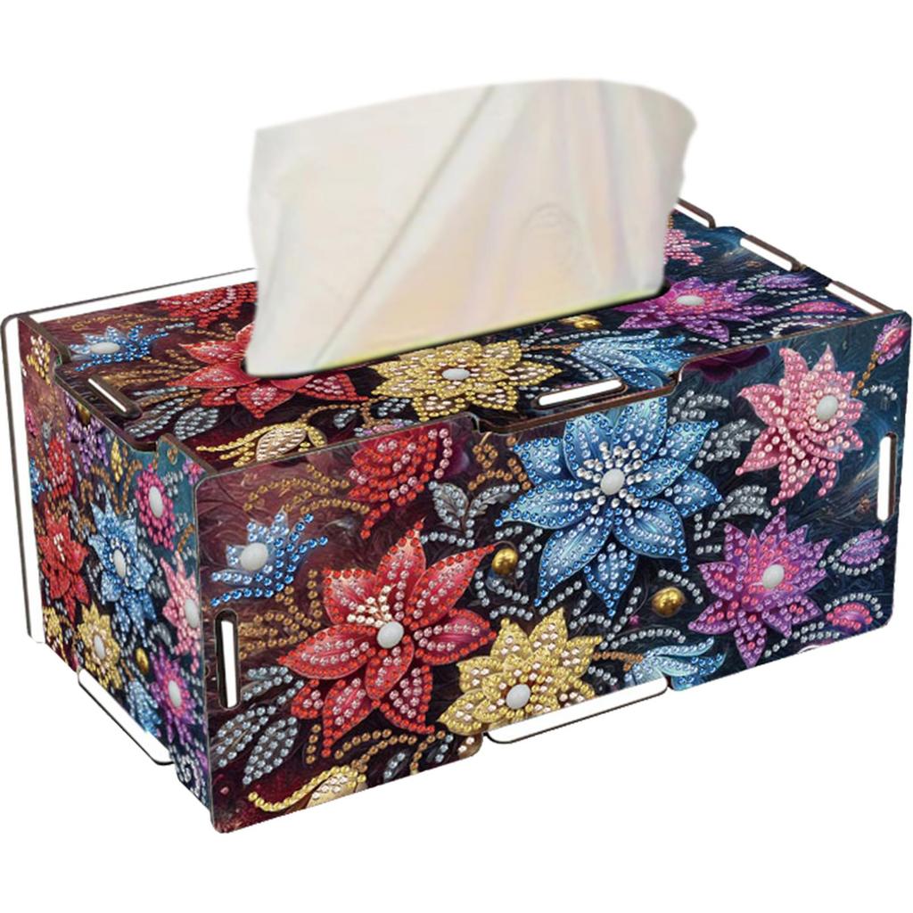 DIY Diamond Painting Napkin Holder Kit Diamond Napkin Holder Set Diamond Art Paper Towel Holder for Home & Office Decor