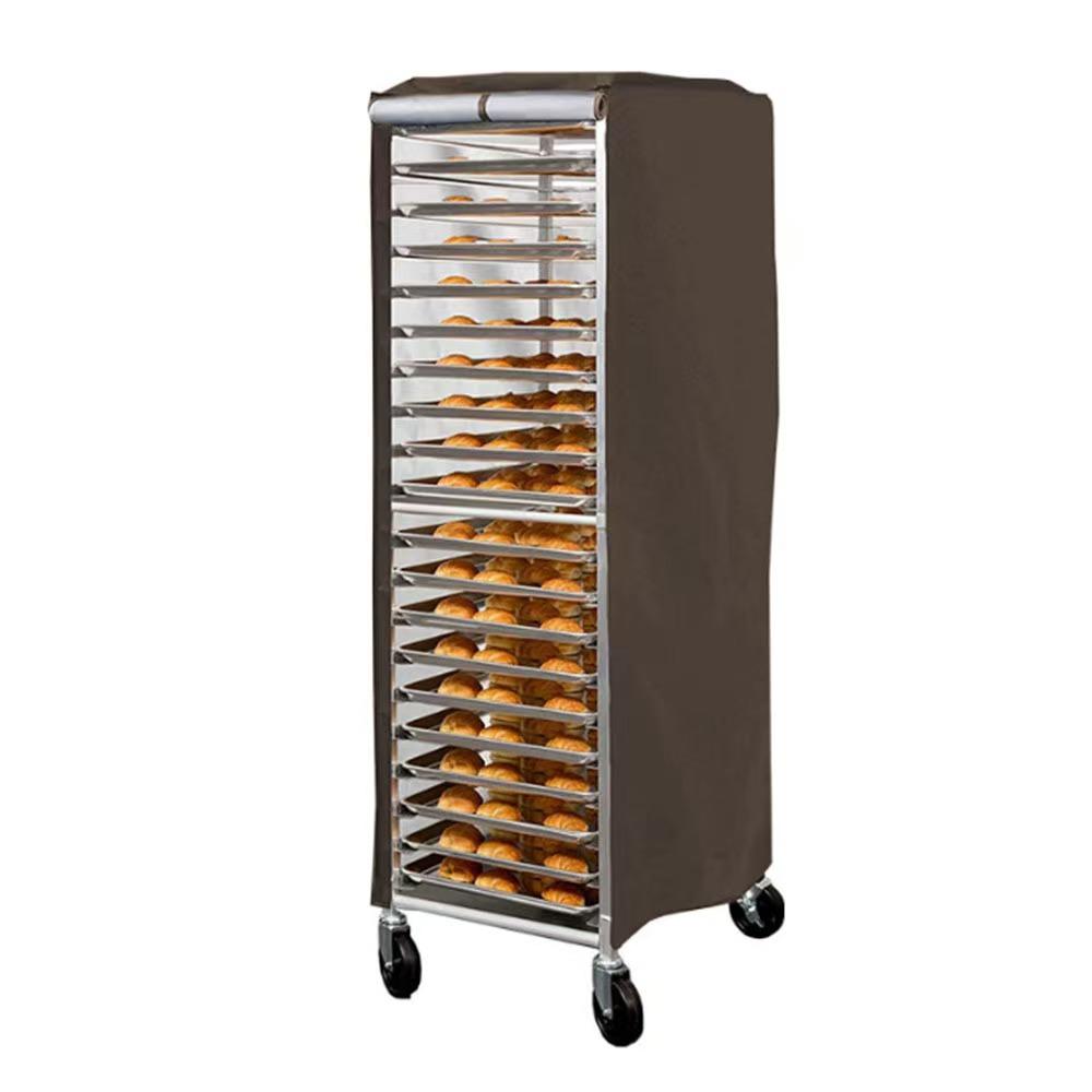 

Bread rack dust cover, suitable for commercial/residential bakeries, pastry display cabinets, dust-proof storage covers 59x72x163cm