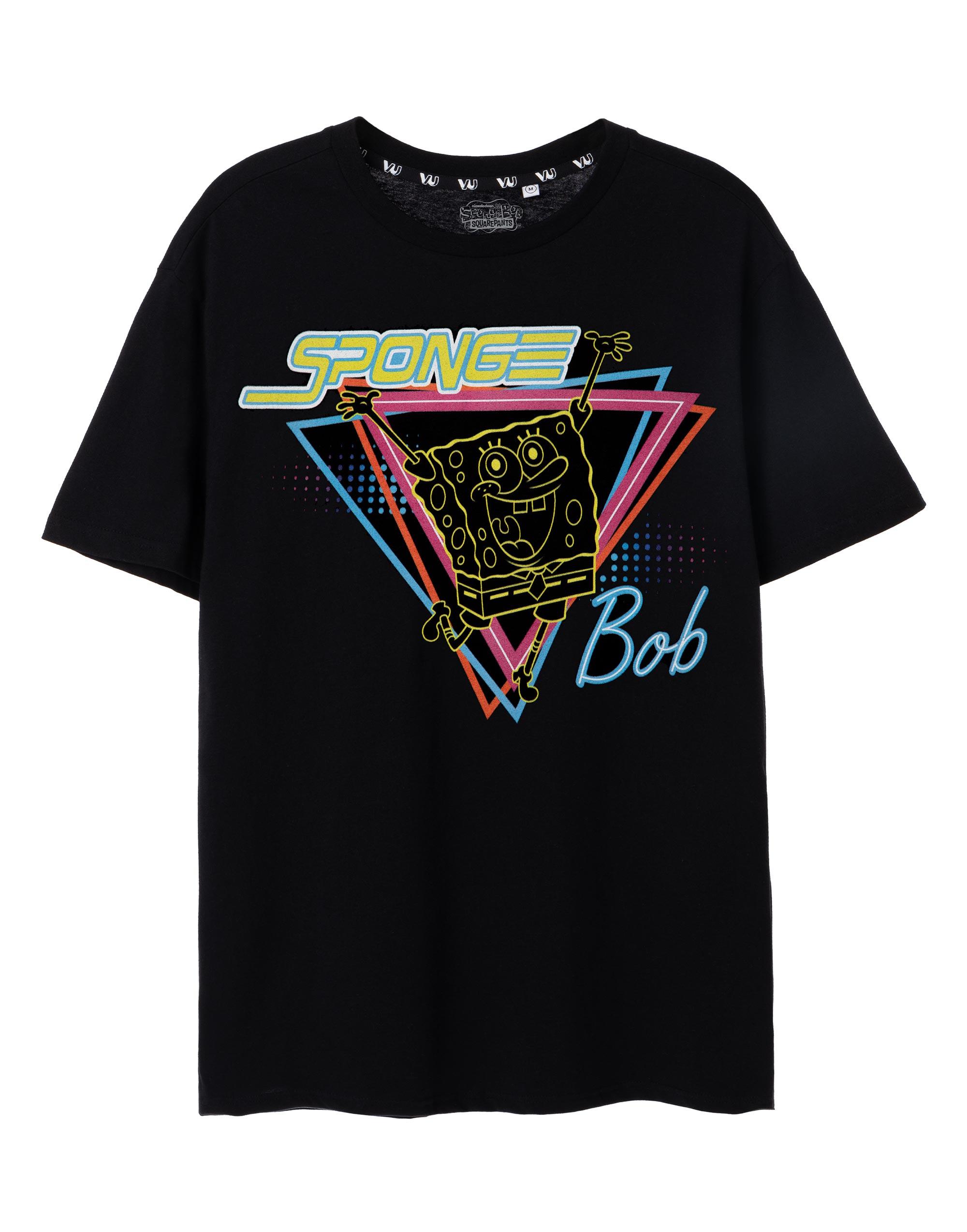 Spongebob squarepants short sleeved tshirt womens black official merch M