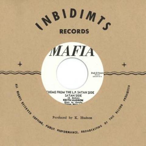 7inch Record KEITH HUDSON / EARL FLUTE, HORACE A - Satan Side / Peter & Judas DSRKH707 Mafia/Dub Store 1972 Japan Reggae, Ska & Dub