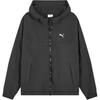 Relaxed Woven Water-Resistant Fleece-Lined Thick Hooded Zip-Up Long Sleeve Jacket Men Jackets 693554-01
