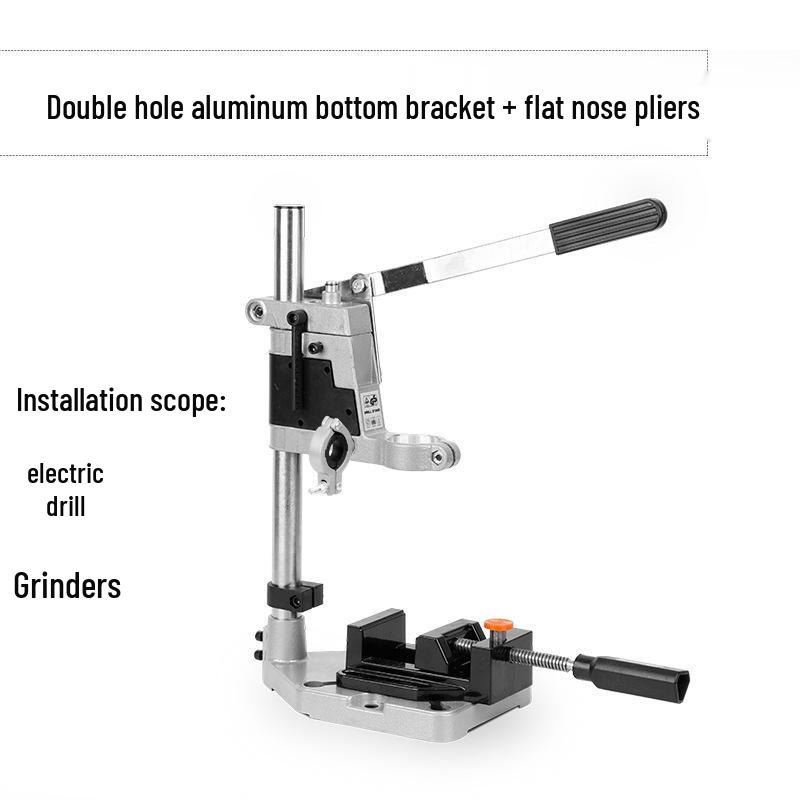 Multi-Function Electric Hand Drill to Bench Drill Bracket for Household Use