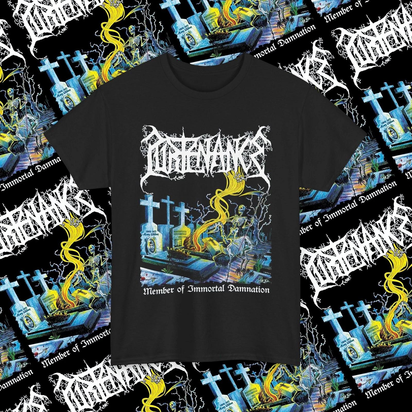 Purtenance Member of Immortal Damnation Double-sided Death Metal Shirt Reprint 2XL