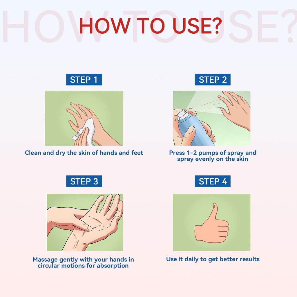 Hand And Numbfix Foot Spray For Relieve Finger Soreness Leg Joint Care Health