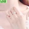 Nehzy 925 Sterling Silver New Women 'S Fashion Jewelry High Quality Chrysanthemum -Shaped Open Ring Adjustable Size
