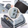 Gothic Skull Print Long Wallet Multi Card Holder Purse for Daily Use