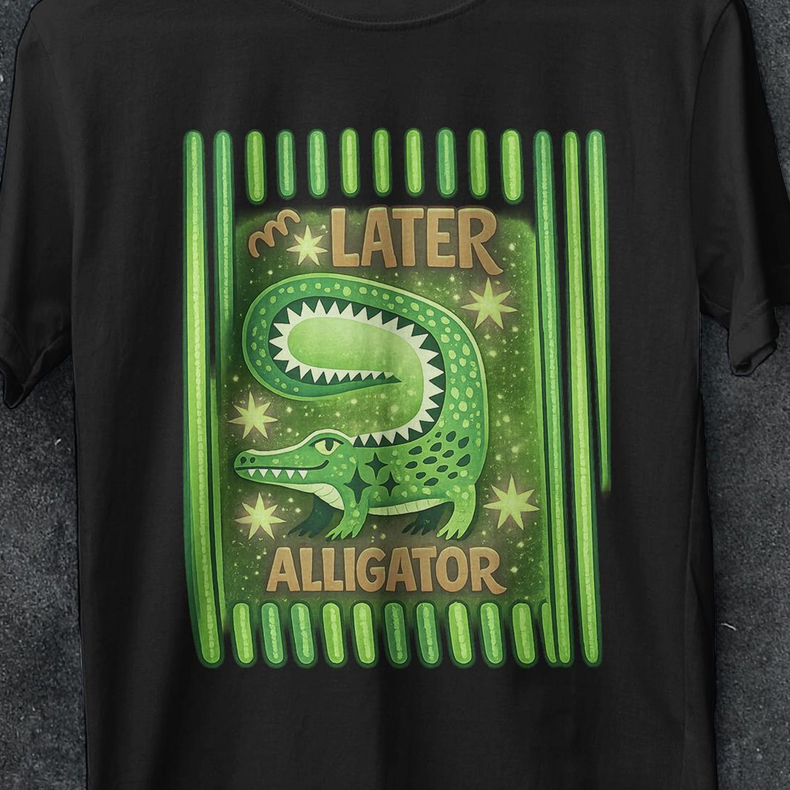 Later gator t shirt, Later Gator Alligator Summer, After A While Crocodile shirt, Crocodile Shirt, After While, aligator, funny graphic tee 2XL