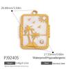 Stainless Steel DIY Jewelry Accessories Cartoon Enamel Pendant for Bracelets and Necklaces