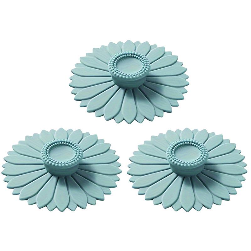 1/3Pcs Silicone Drink Cup Lids 10.5cm Creative Round Mug Cover Reusable Anti Dust Cup Covers Cute Coffee Mug Lid