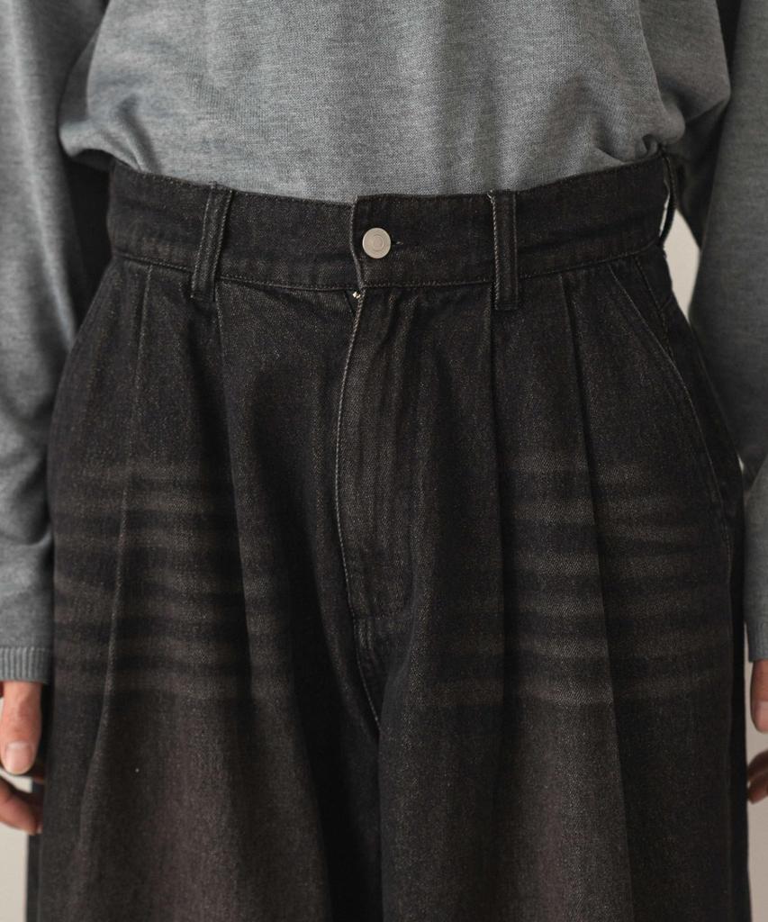 Cropped Wide Denim Wide Leg Denim Street Size Denim Other [WEGO] Pants, Pants, Trousers, Bottoms, Clothing, Spring/Summer Clothing, Style, Men's, M,