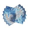 4PC Marble Table Placemats Washable Marble Style Table Mats Wipe-Clean And Easy To Clean Suitable For Home Kitchen Decor