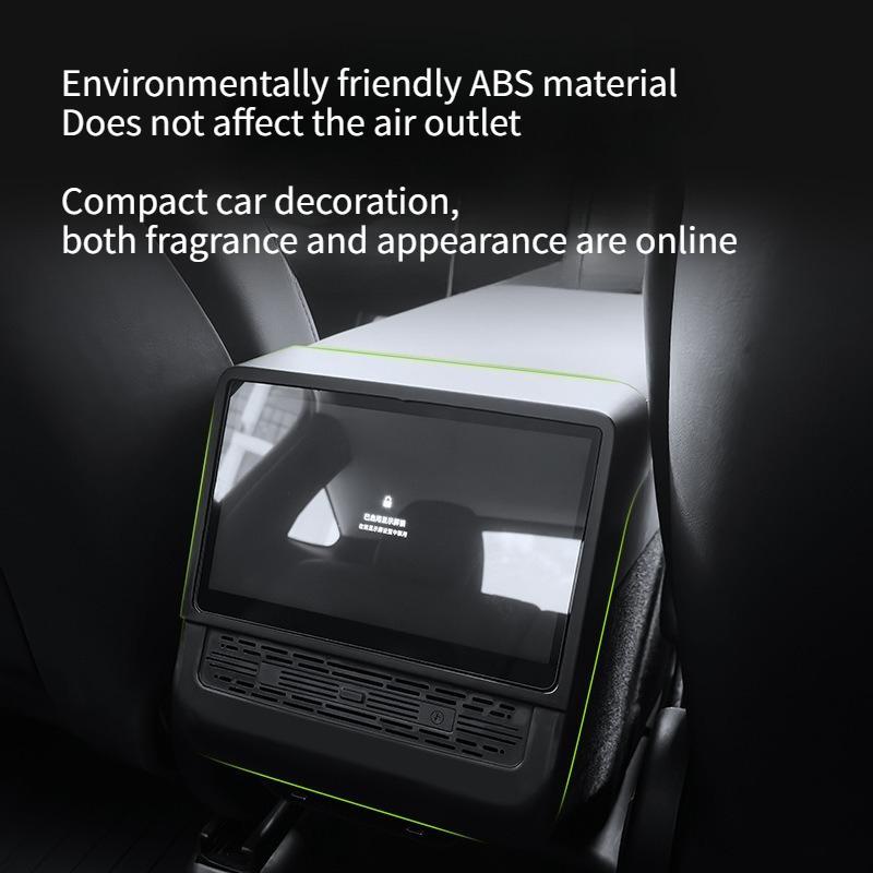Rear Air Outlet Protective Cover with Aromatherapy for Tesla Model 3 Highland Model Y Juniper Trim Protective Cover Accessories