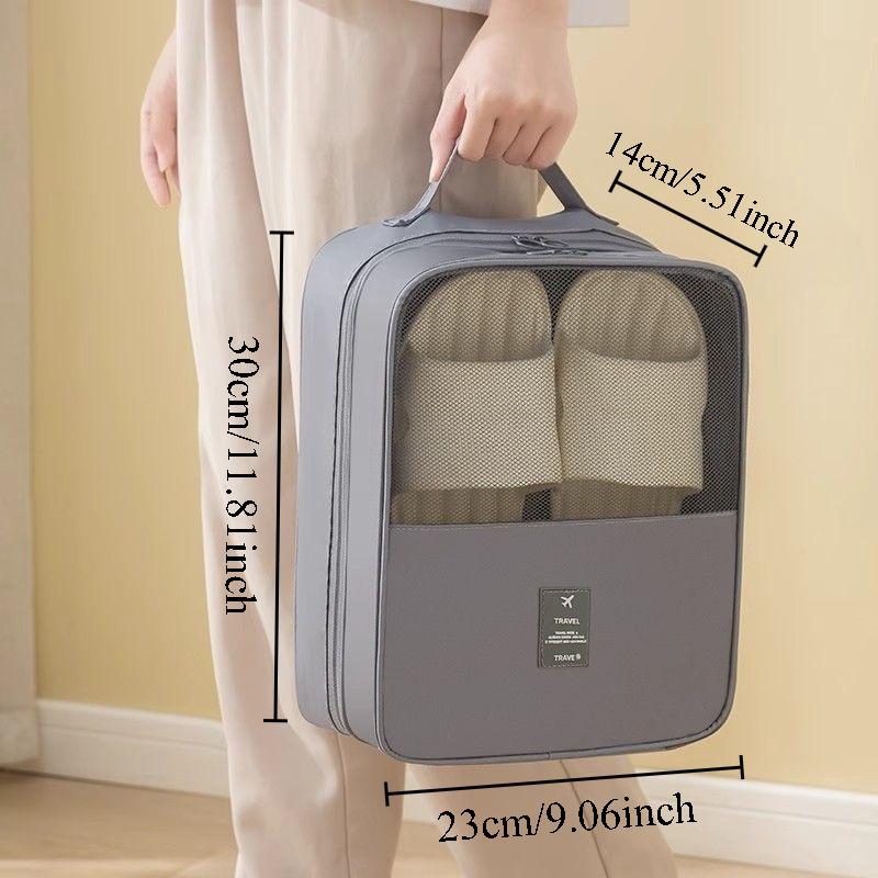 high qualityTravel-Friendly Shoe Storage Bag with a Large Capacity - Accommodates 3 Pairs of Shoes, Made from Durable, Dustproof, And Breathable