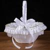 Princess Style Decorative Storage Basket With Metallic Accent Perfect For Bridal Showers Anniversaries And Photo Props