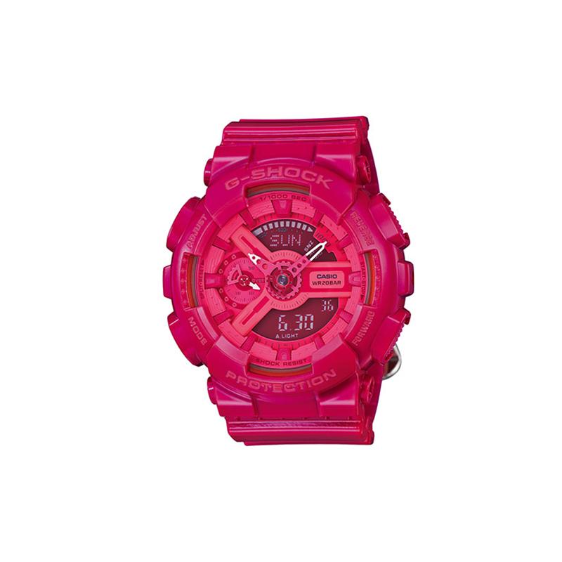 

Casio G-SHOCK YOUTH Series GA-110 Series Fashionable Classic Quartz Movement Resin Strap Japanese and Korean Watch Women’s Watch Pink GMA-S110CC-4 рожевий