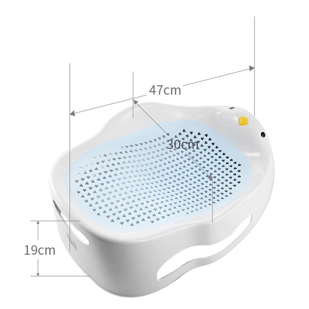 Portable Soft Non-Slip Lounger for 0-6 Months Infant Baby Bath Support Travel-Friendly