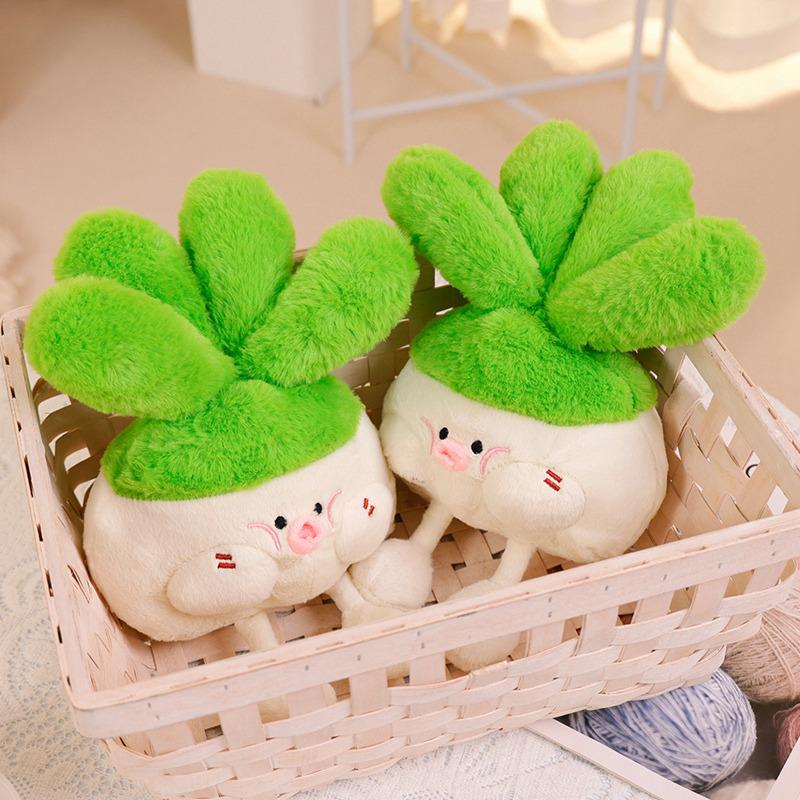 Cute Fun Cute Little Party Vegetable Pillow Doll Children Sleep Plush Toys Cute Radish Plush Toys Children's Birthday Gift