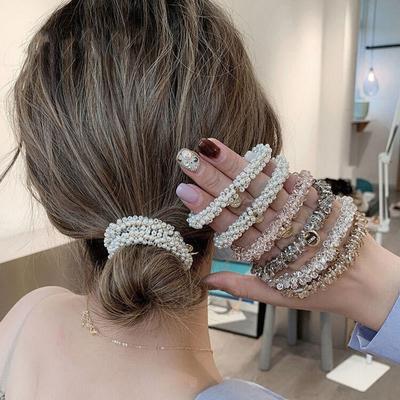 Women's Daily Crystal Hair Band Hair Ring