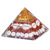 Shree Yantra Pyramid (90mm) – Original Gomti Chakra Vastu Item for Home & Office | Laxmi Pyramid for Positive Energy