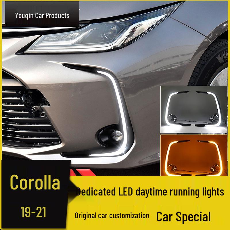 LED Sequential Turn Signal Daytime Running Lights for 19-21 Corolla